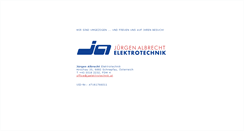 Desktop Screenshot of jaelektrotechnik.at